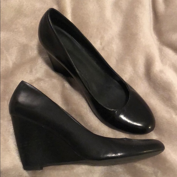 Franco Sarto Shoes - Franco Sarto black wedge heel